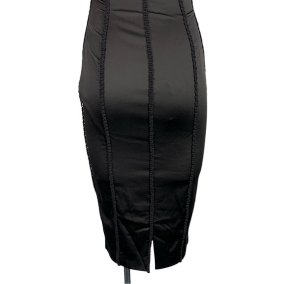 Mandalay Sleeveless Silk Midi Sheath Dress Size 6 - Picture 8 of 12